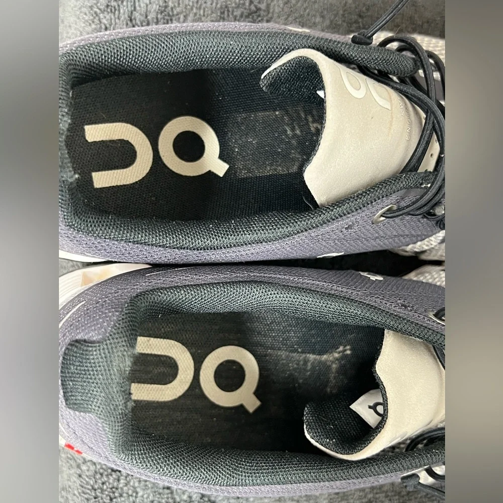 On Cloud Running Navy Blue Gray Comfort Running Sneakers Men’s Shoe SIZE 8 - Picture 9 of 11